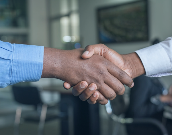shaking hands
